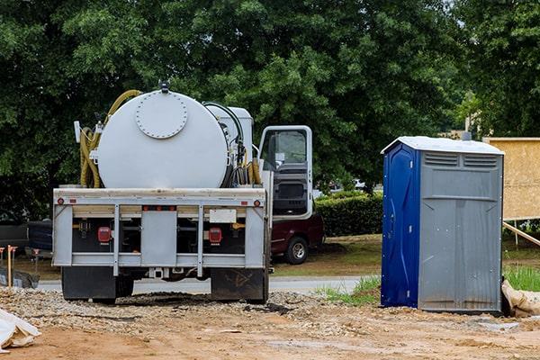 Porta Potty Rental of Temple workers